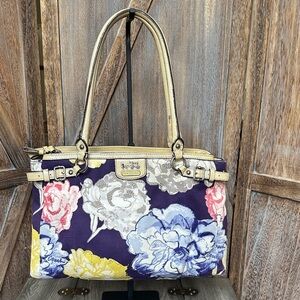 Coach 23348 Madison Floral Tote Carryall Purse Handbag